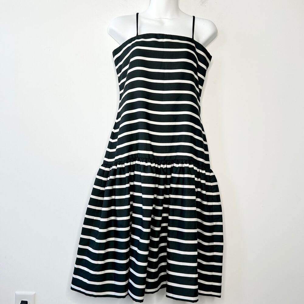 KAPPI 80s Vintage Summer Dress Size 4 Striped Coastal Twee Nautical Union Label